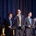 The Michigan freshman class accepts commemorative watches and rings at the basketball banquet on Tuesday, April 16. AnnArbor.com I Daniel Brenner